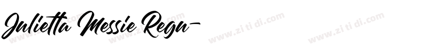Julietta Messie Regu字体转换